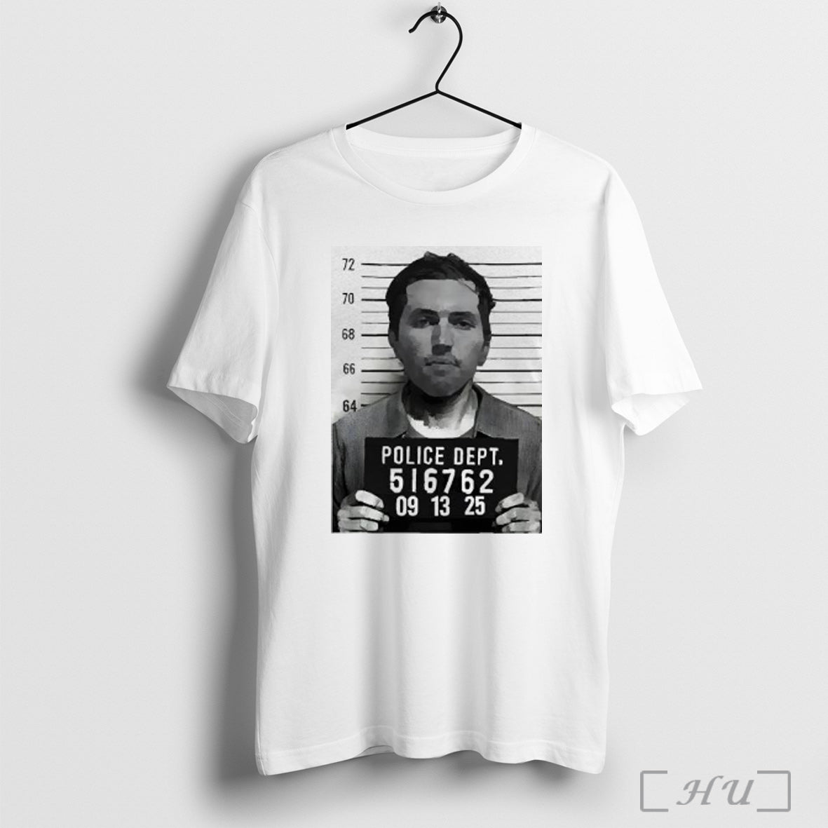 Officials Tyler Robinson Mugshot Police Dept Charlie Kirk Assassination Tribute T Shirt Unisex T-shirt, Sweatshirt, Hoodie, Long Sleeve Tee - T-Shirt, Sweatshirt, Hoodie