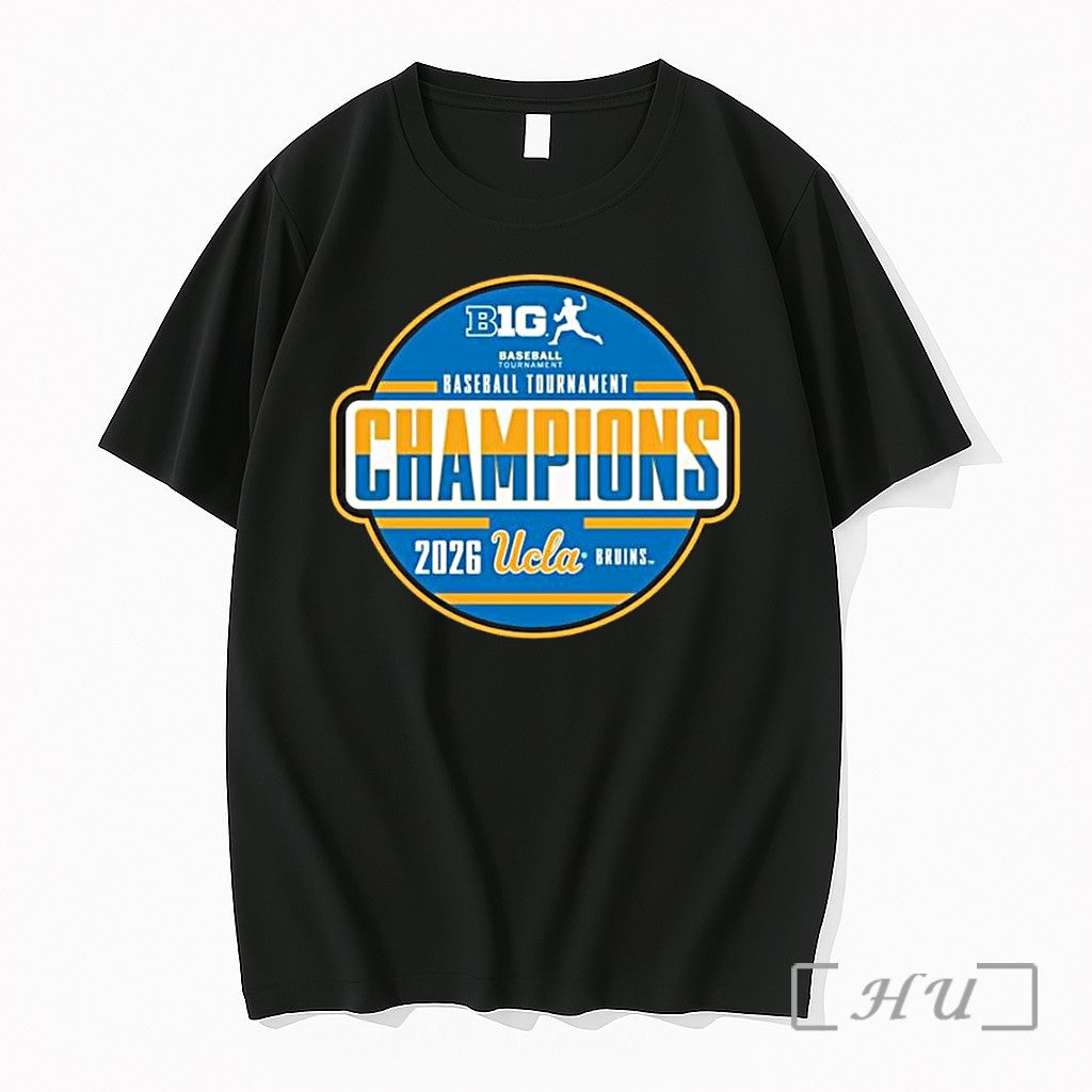 Officials Ucla Bruins 2026 Big Ten Baseball Tournament Champions 1 Unisex T-shirt, Sweatshirt, Hoodie, Long Sleeve Tee - T-Shirt, Sweatshirt, Hoodie