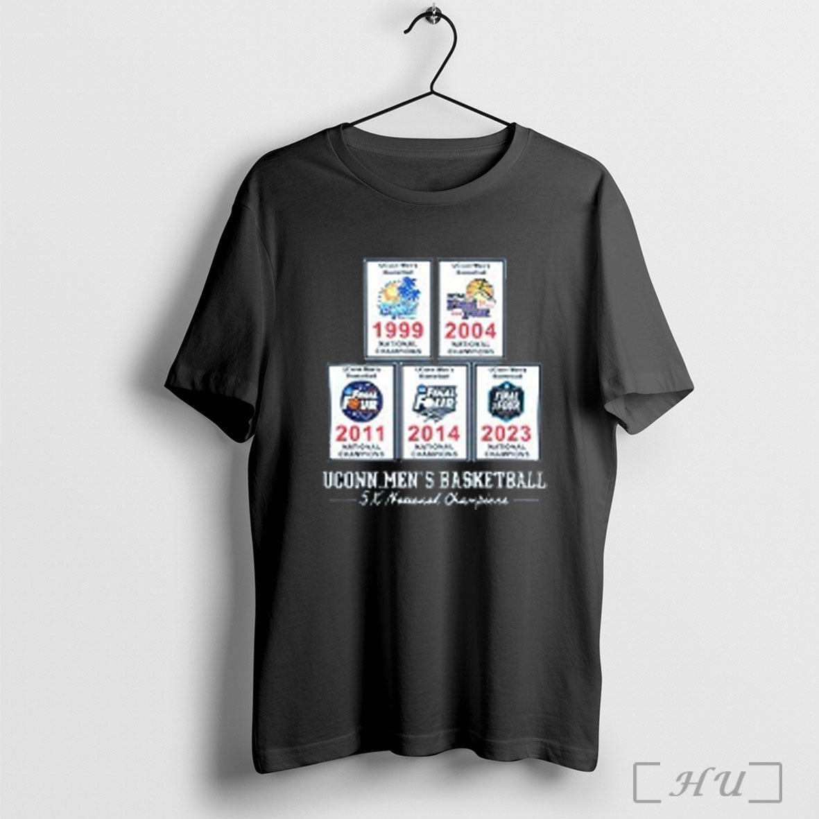 Officials Uconn Huskies Mens Basketball 5x National Champs Banners T Shirt Unisex T-shirt, Sweatshirt, Hoodie, Long Sleeve Tee - T-Shirt, Sweatshirt, Hoodie