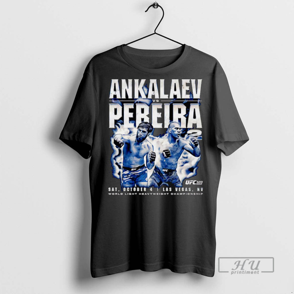 Officials Ufc 320 Ankalaev Vs Pereira 2 Vintage T Shirt Unisex T-shirt, Sweatshirt, Hoodie, Long Sleeve Tee - T-Shirt, Sweatshirt, Hoodie