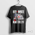 Officials Us Flag Red White Blue Collar Truck T-Shirts, Hoodie, Sweatshirt - T-Shirt, Sweatshirt, Hoodie
