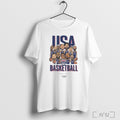 Officials Usa Basketball Paris Olympic 2024 T Shirt Unisex T-shirt, Sweatshirt, Hoodie, Long Sleeve Tee - T-Shirt, Sweatshirt, Hoodie