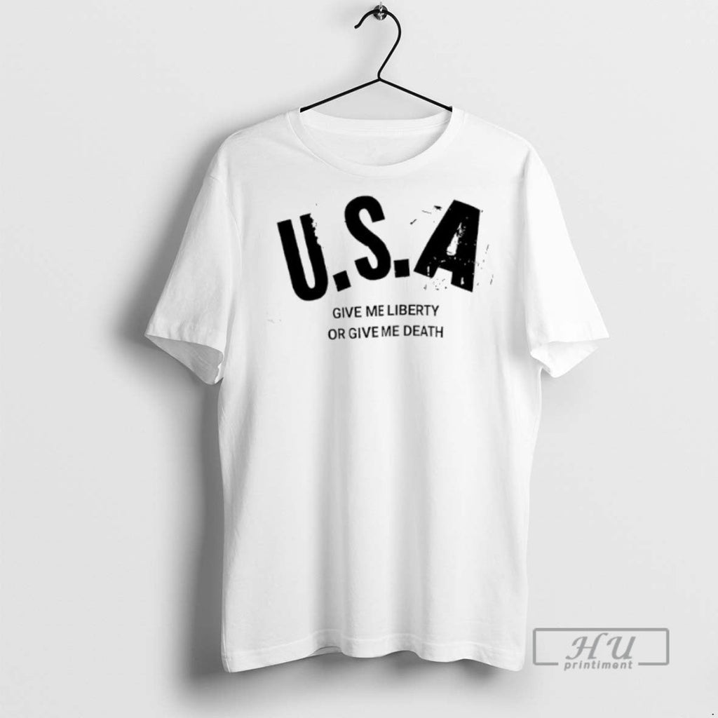Officials Usa Give Me Liberty Or Give Me Death T Shirt Unisex T-shirt, Sweatshirt, Hoodie, Long Sleeve Tee - T-Shirt, Sweatshirt, Hoodie