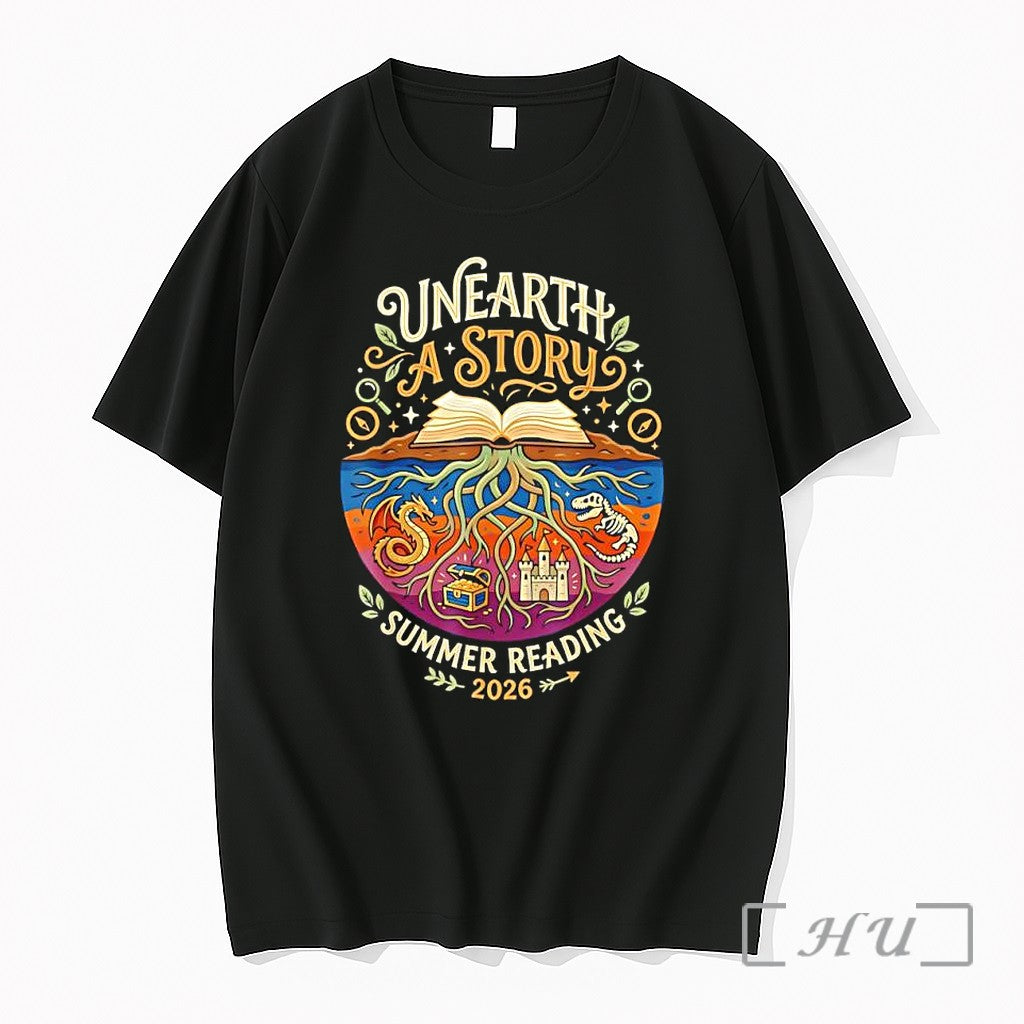Officials Unearth A Story Summer Reading 2026 Unisex T-shirt, Sweatshirt, Hoodie, Long Sleeve Tee - T-Shirt, Sweatshirt, Hoodie