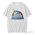 Officials Unicorn With Blue Mane Yellow Horn And Rainbow Unisex T-shirt, Sweatshirt, Hoodie, Long Sleeve Tee - T-Shirt, Sweatshirt, Hoodie