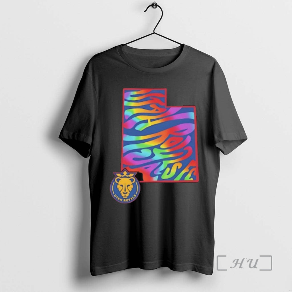 Officials Utah Royals Fc Groovy Pride State 2026 Unisex T-shirt, Sweatshirt, Hoodie, Long Sleeve Tee - T-Shirt, Sweatshirt, Hoodie