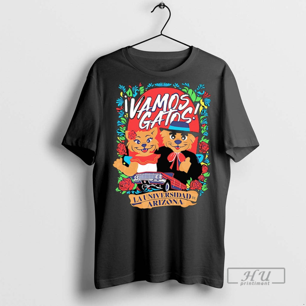 Officials Vamos Gatos La Universidad De Arizona T Shirt Unisex T-shirt, Sweatshirt, Hoodie, Long Sleeve Tee - T-Shirt, Sweatshirt, Hoodie