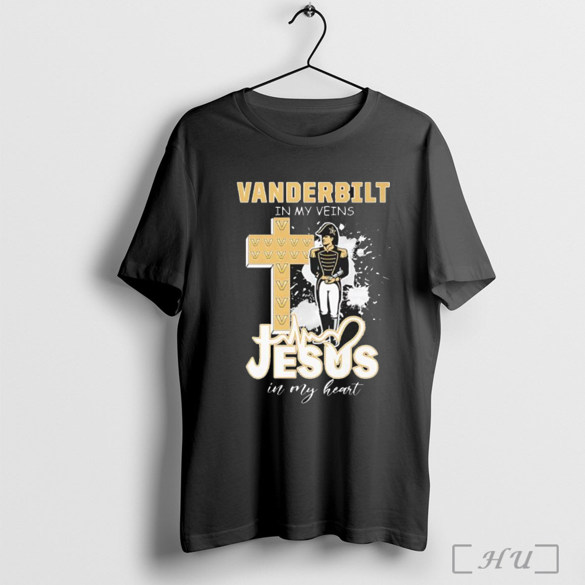 Officials Vanderbilt Commodores In My Veins And Jesus In My Heart Football Christian Unisex T-shirt, Sweatshirt, Hoodie, Long Sleeve Tee - T-Shirt, Sweatshirt, Hoodie
