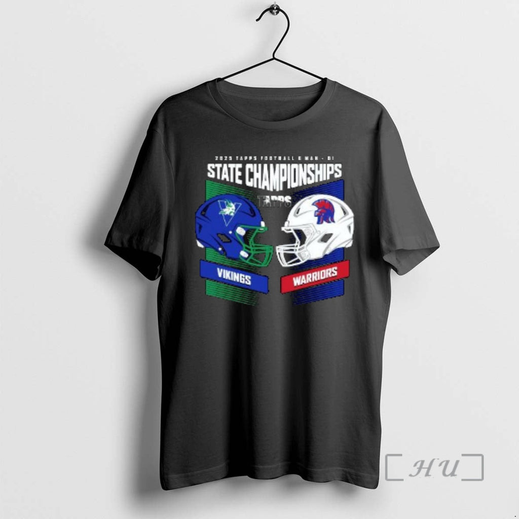 Officials Vanguard College Preparatory Vikings Vs First Baptist Christian Academy Warriors 2025 Tapps Football State T-Shirts, Hoodie, Sweatshirt - T-Shirt, Sweatshirt, Hoodie