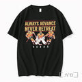 Officials Vegas Golden Knights Always Advance Never Retreat Autographed Unisex T-shirt, Sweatshirt, Hoodie, Long Sleeve Tee - T-Shirt, Sweatshirt, Hoodie