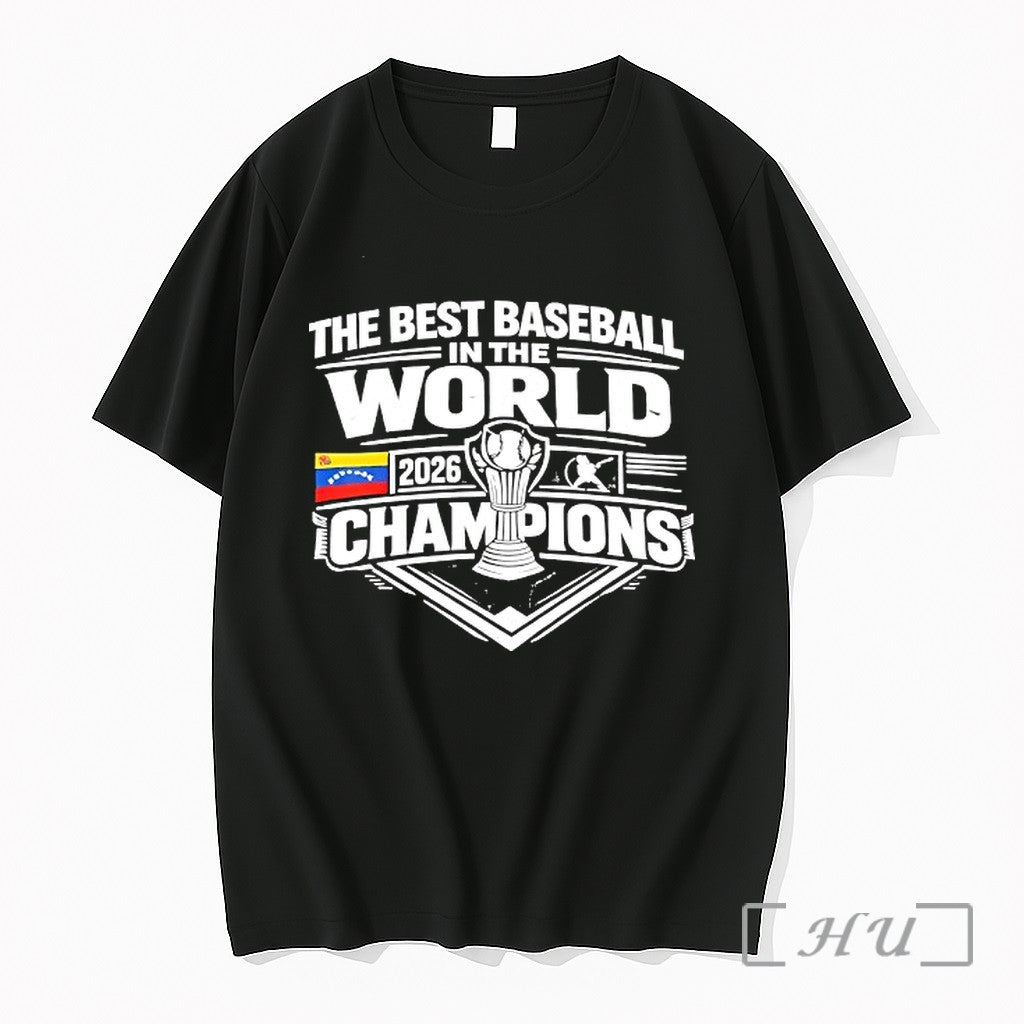 Officials Venezuela Baseball The Best Baseball In The World 2026 Champions Trophy Premium T Shirts - T-Shirt, Sweatshirt, Hoodie
