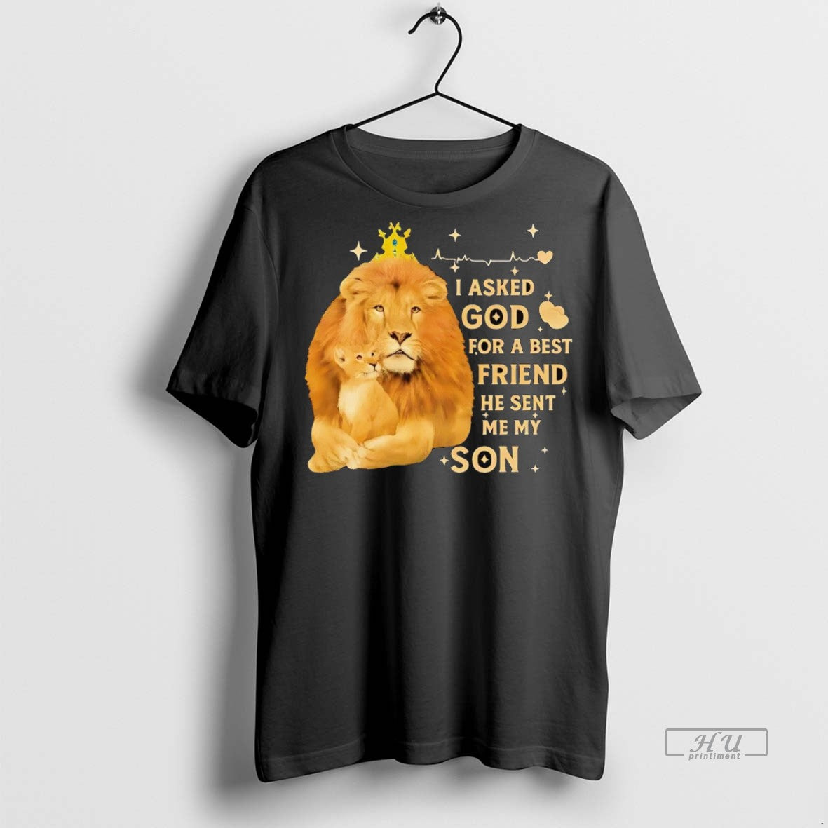 Officials Veteran Lions I Asked God For The Best Friend He Sent Me My Son Unisex T-shirt, Sweatshirt, Hoodie, Long Sleeve Tee - T-Shirt, Sweatshirt, Hoodie