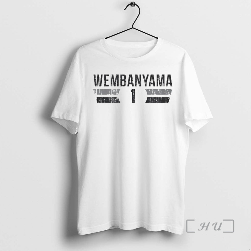Officials Victor Wembanyama 1 San Antonio Spurs Player Name Number T-Shirts, Hoodie, Sweatshirt - T-Shirt, Sweatshirt, Hoodie