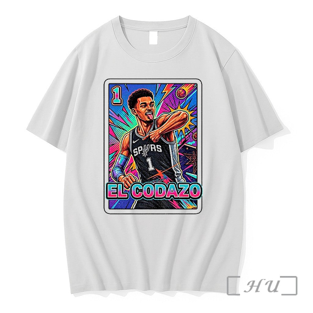 Officials Victor Wembanyama San Antonio Spurs Basketball El Codazo 2026 Unisex T-shirt, Sweatshirt, Hoodie, Long Sleeve Tee - T-Shirt, Sweatshirt, Hoodie