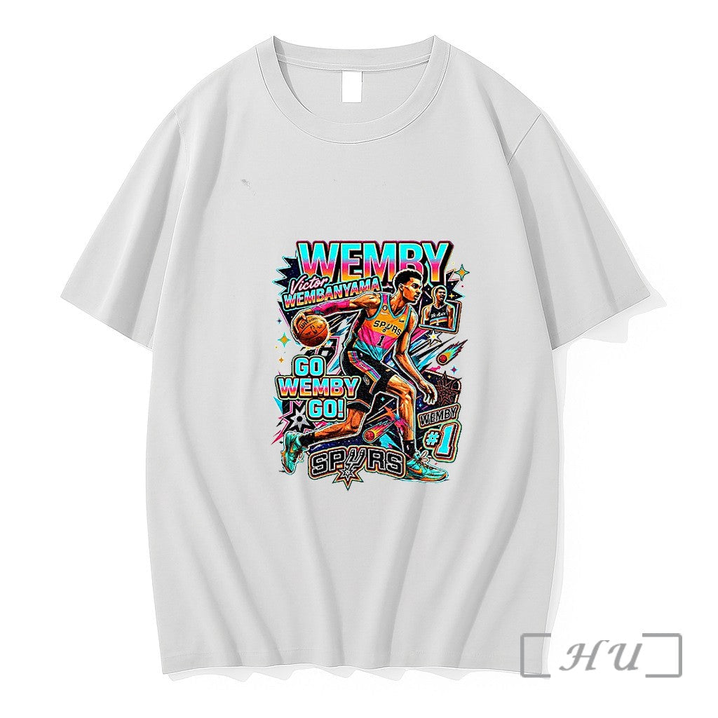 Officials Victor Wembanyama San Antonio Spurs Basketball Go Wemby Go 2026 Premium T Shirts Sweater - T-Shirt, Sweatshirt, Hoodie