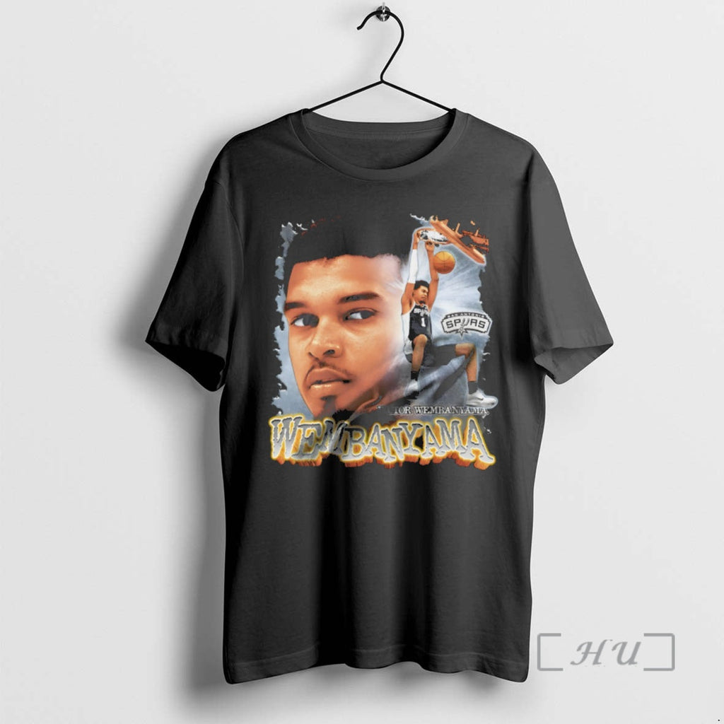 Officials Victor Wembanyama San Antonio Spurs Basketball Player 2026 Vintage Unisex T-shirt, Sweatshirt, Hoodie, Long Sleeve Tee - T-Shirt, Sweatshirt, Hoodie