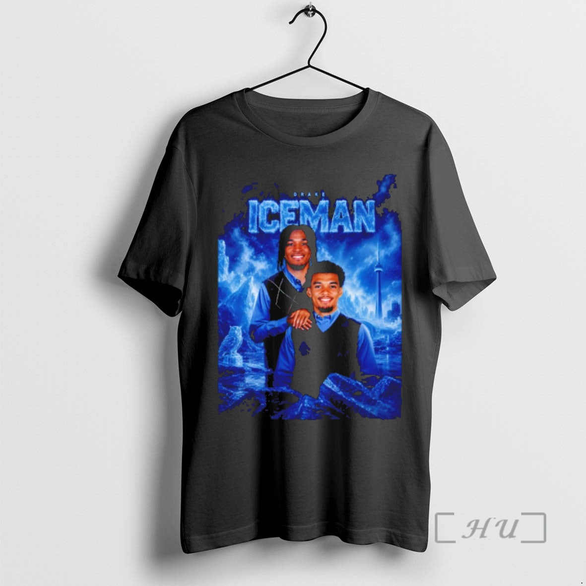 Officials Victor Wembanyama And Stephon Castle X Drake Iceman Step Brother Basketball Premium T Shirts - T-Shirt, Sweatshirt, Hoodie