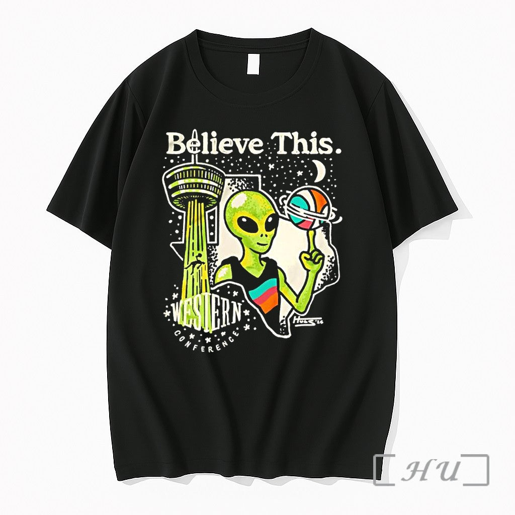 Officials Victor Wembanyama Believe This Alien San Antonio Spurs Western Conference Basketball Premium T Shirts - T-Shirt, Sweatshirt, Hoodie