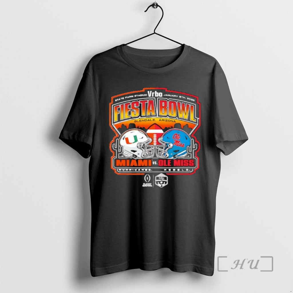 Officials Vrbo State Farm Stadium Fiesta Bowl Miami Vs Ole Miss 2026 Glendale Arizona T-Shirts, Hoodie, Sweatshirt - T-Shirt, Sweatshirt, Hoodie