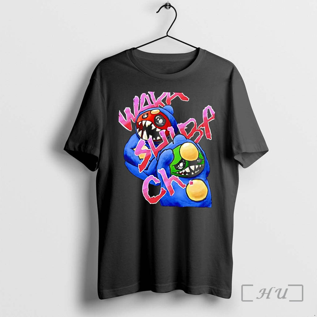 Officials Wakk Slurp Ch Graffiti Red And Green Creepy Cute Monsters Black Premium T Shirts - T-Shirt, Sweatshirt, Hoodie
