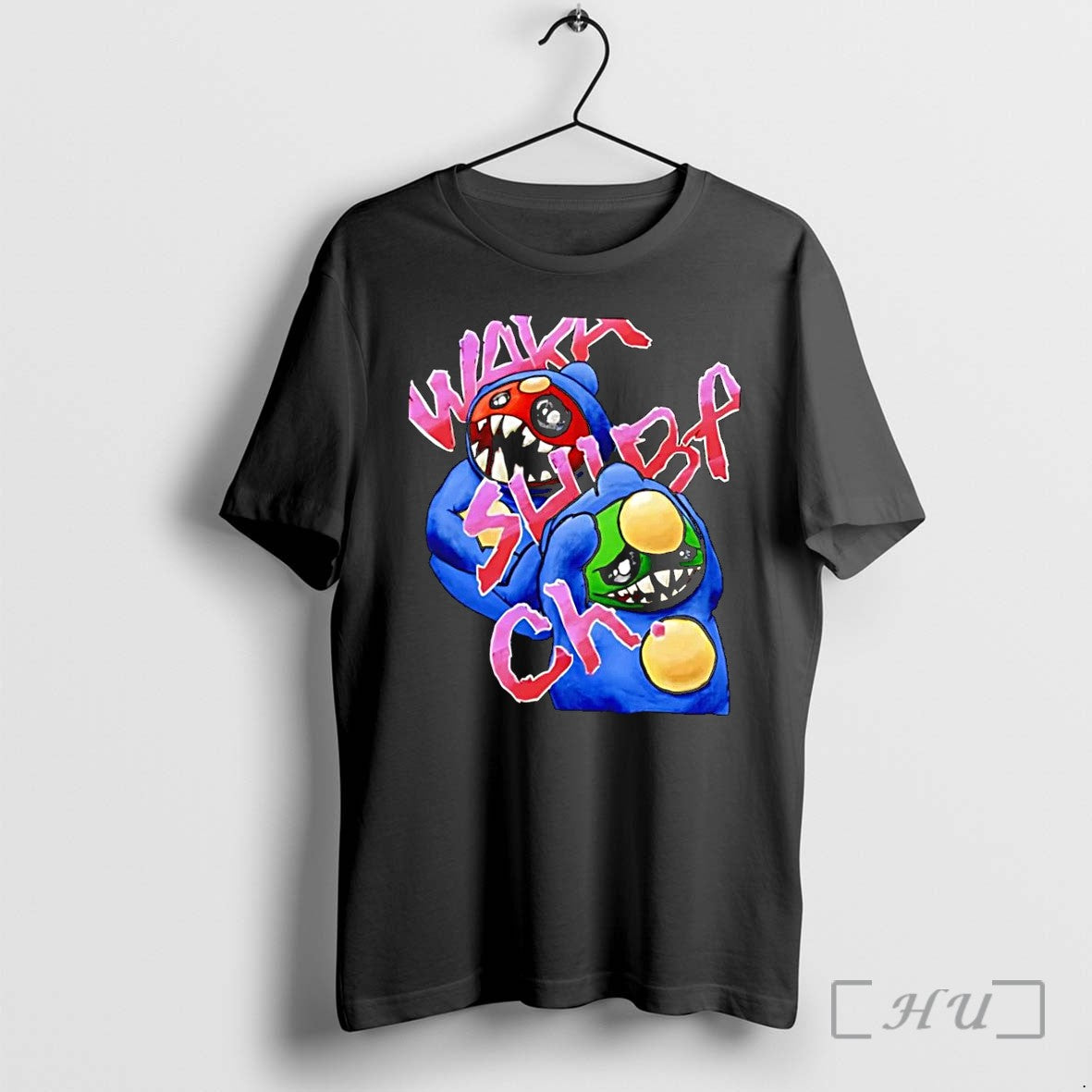 Officials Wakk Slurp Ch Graffiti Red And Green Creepy Cute Monsters Black Premium T Shirts - T-Shirt, Sweatshirt, Hoodie