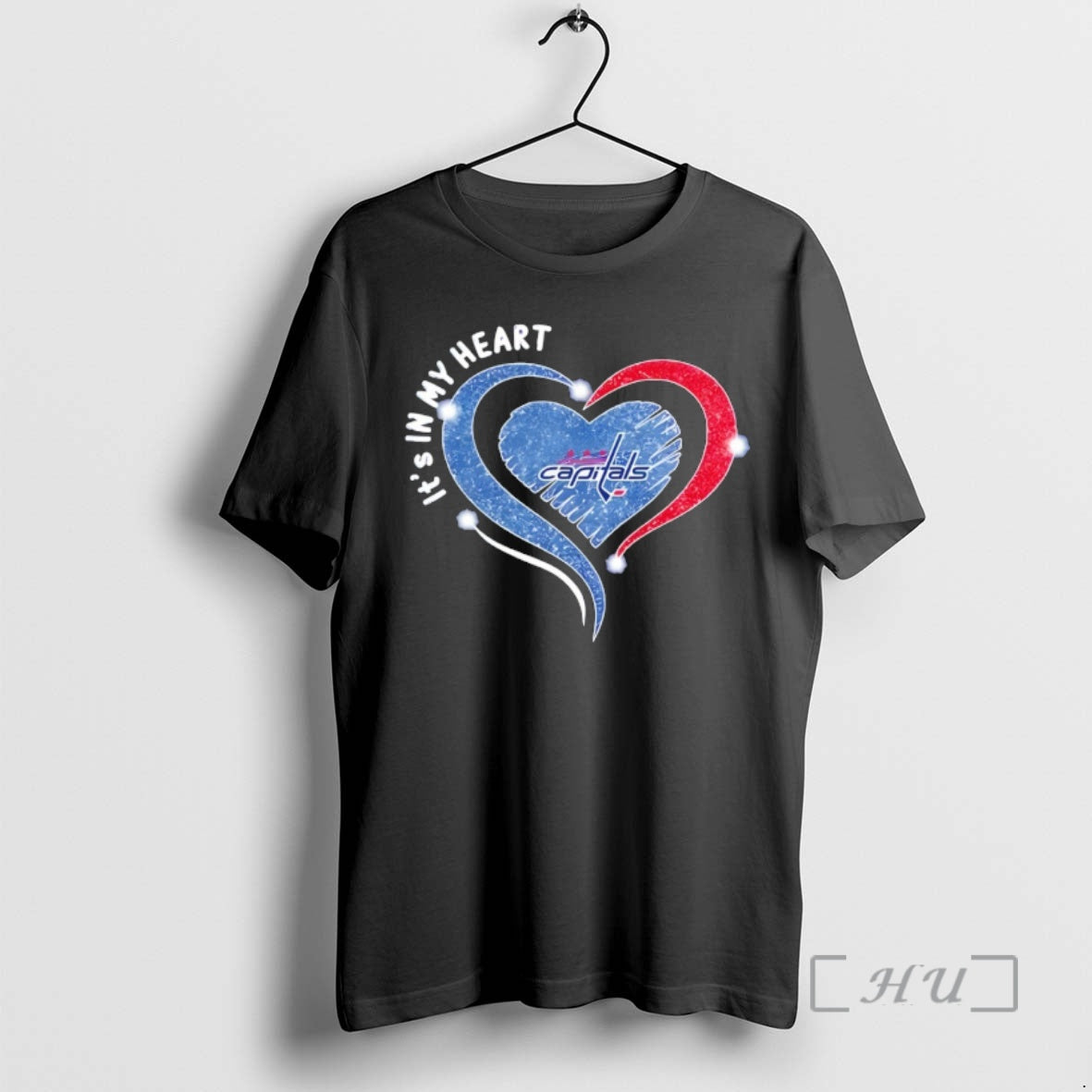 Officials Washington Capitals Its In My Heart Hockey Nhl 2026 Unisex T-shirt, Sweatshirt, Hoodie, Long Sleeve Tee - T-Shirt, Sweatshirt, Hoodie