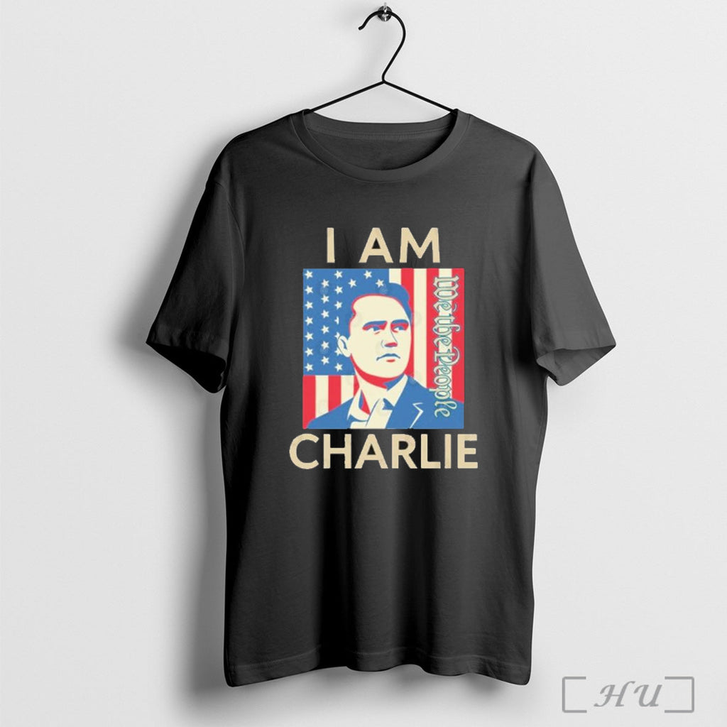 Officials We The People I Am Charlie Kirk T Shirt Unisex T-shirt, Sweatshirt, Hoodie, Long Sleeve Tee - T-Shirt, Sweatshirt, Hoodie