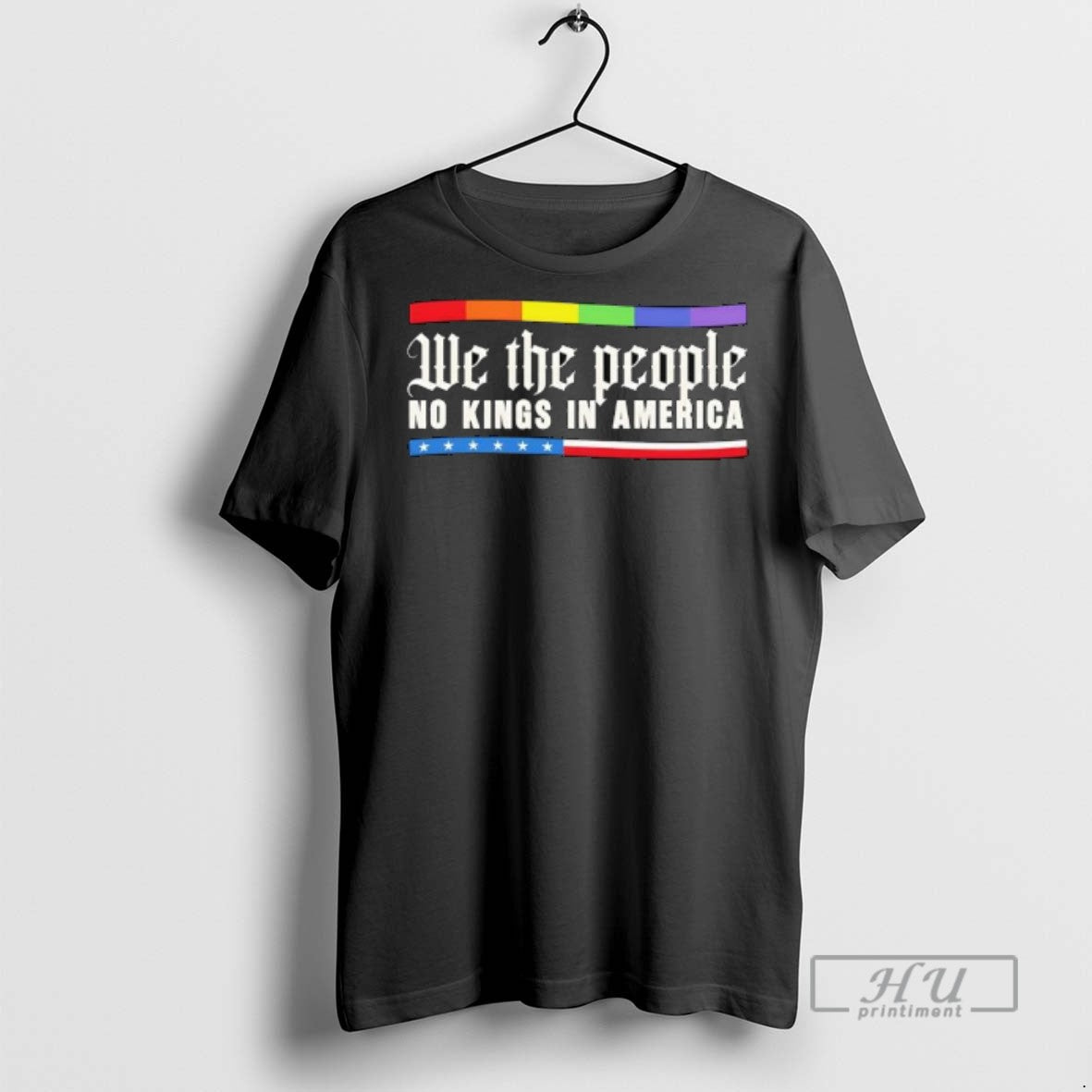 Officials We The People No Kings In America Us Flag T Shirt Unisex T-shirt, Sweatshirt, Hoodie, Long Sleeve Tee - T-Shirt, Sweatshirt, Hoodie