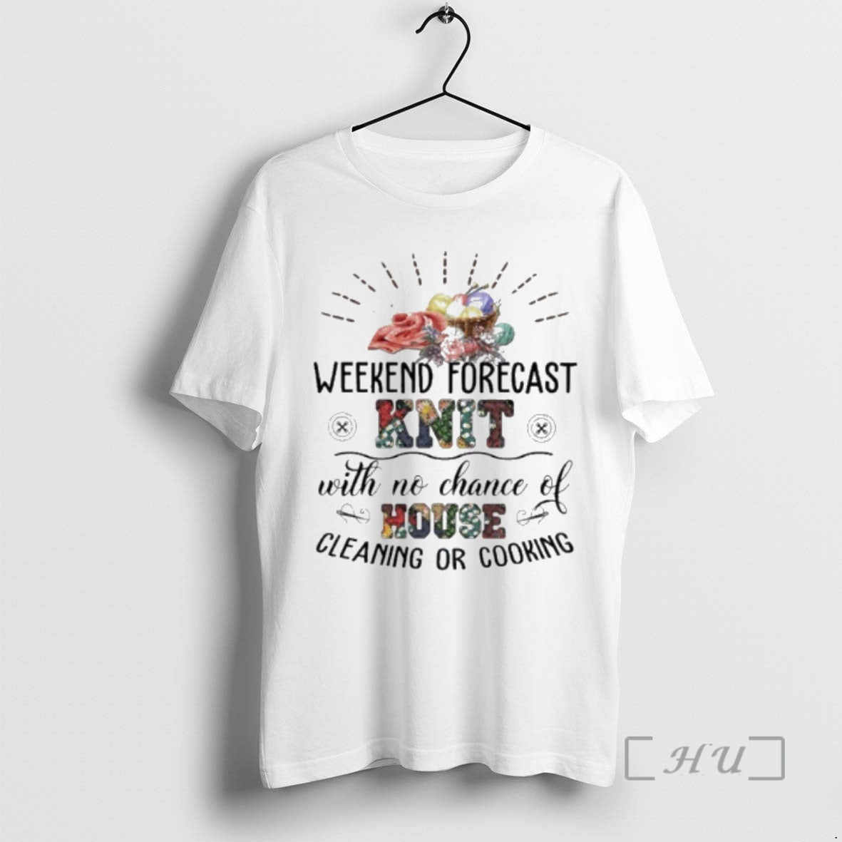 Officials Weekend Forecast Knit No Chance House Cleaning Cooking T-Shirts, Hoodie, Sweatshirt - T-Shirt, Sweatshirt, Hoodie