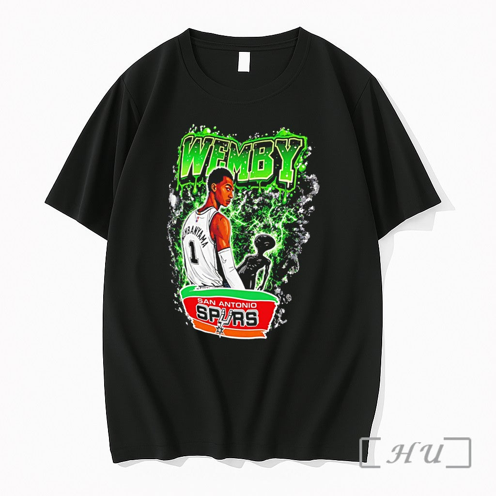 Officials Wemby Alien Victor Wembanyama San Antonio Spurs Tee Unisex T-shirt, Sweatshirt, Hoodie, Long Sleeve Tee - T-Shirt, Sweatshirt, Hoodie