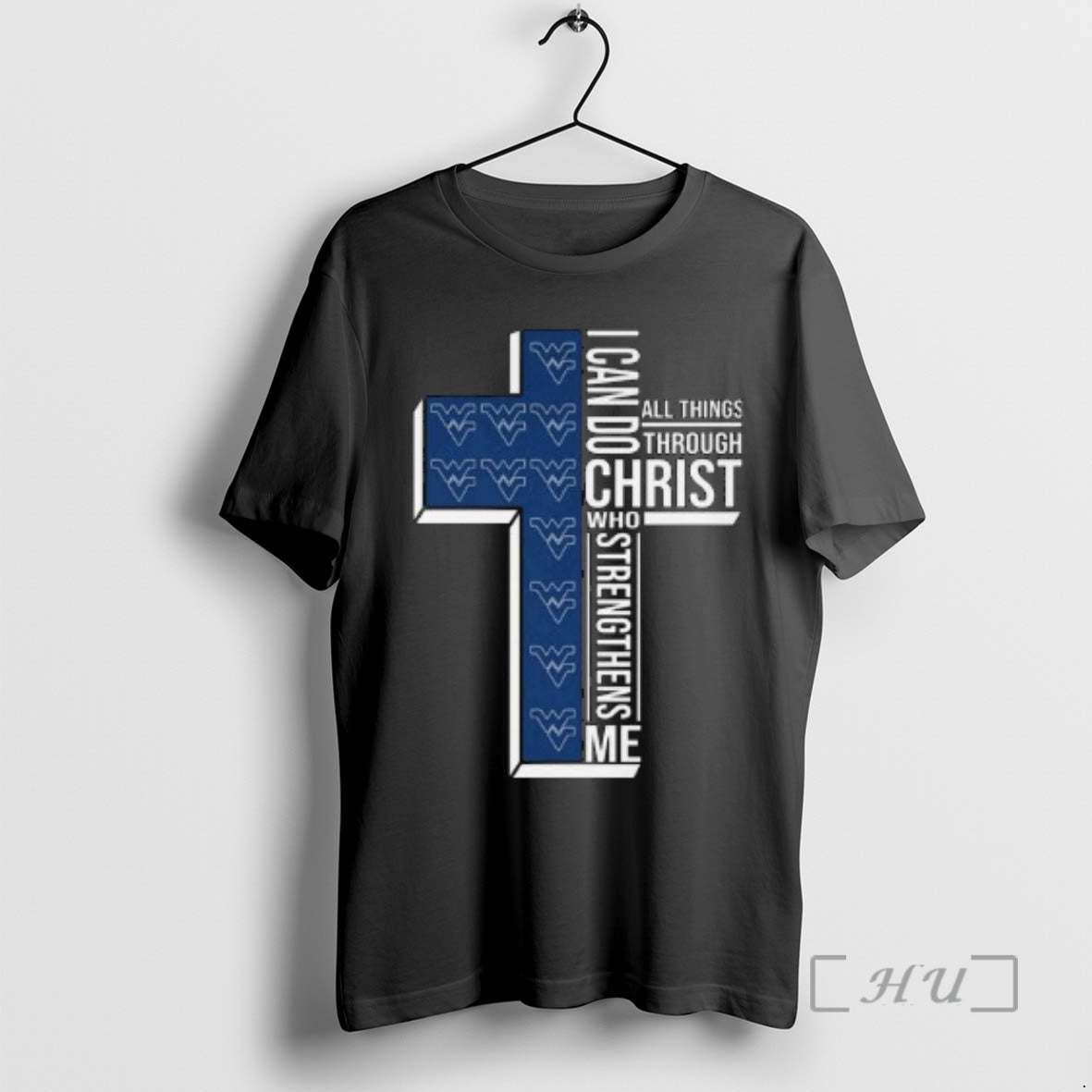 Officials West Virginia Mountaineers I Can Do All Things Through Christ Who Strengthens Me Cross T-Shirts, Hoodie, Sweatshirt - T-Shirt, Sweatshirt, Hoodie