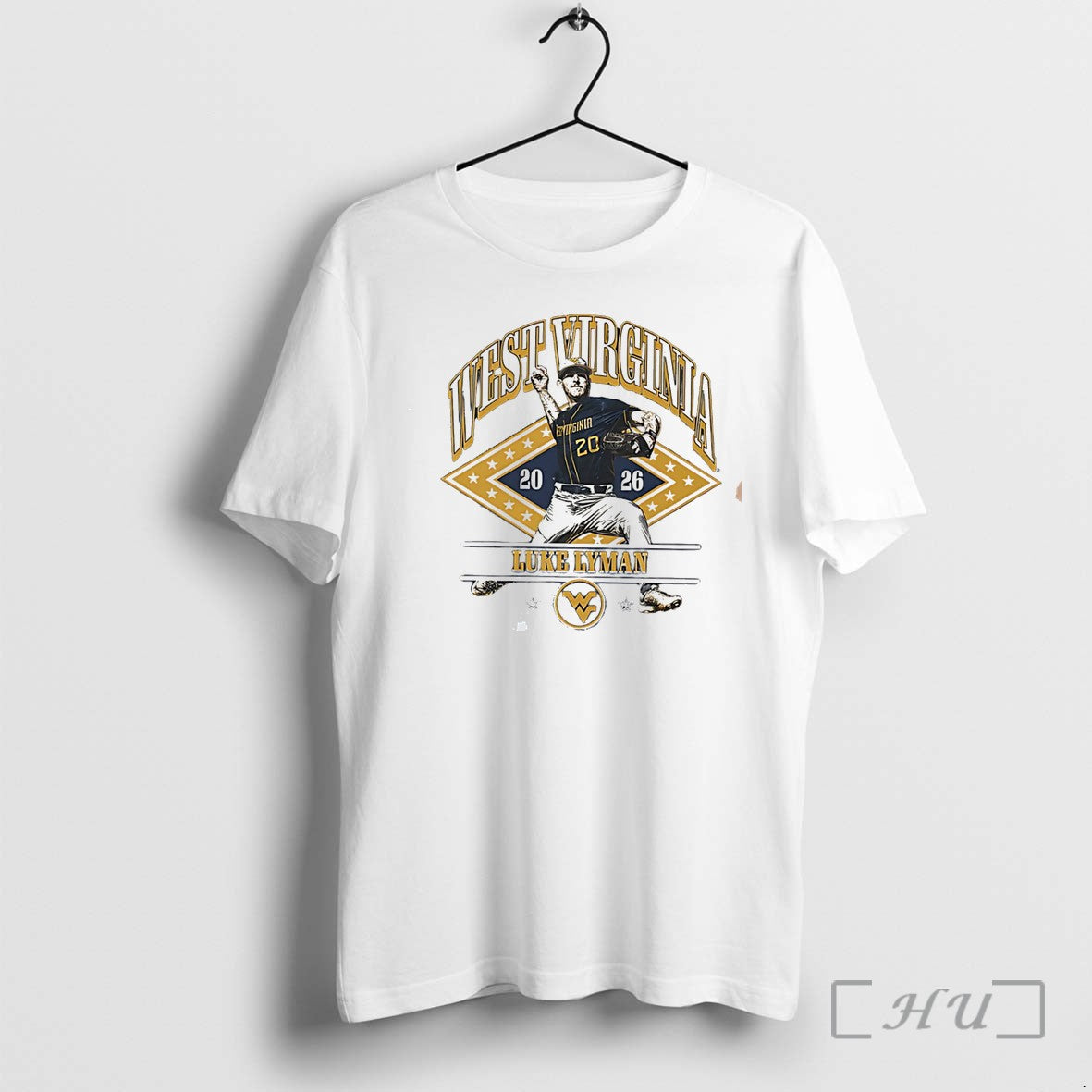 Officials West Virginia Mountaineers Luke Lyman 2026 Graphic Tee Unisex T-shirt, Sweatshirt, Hoodie, Long Sleeve Tee - T-Shirt, Sweatshirt, Hoodie