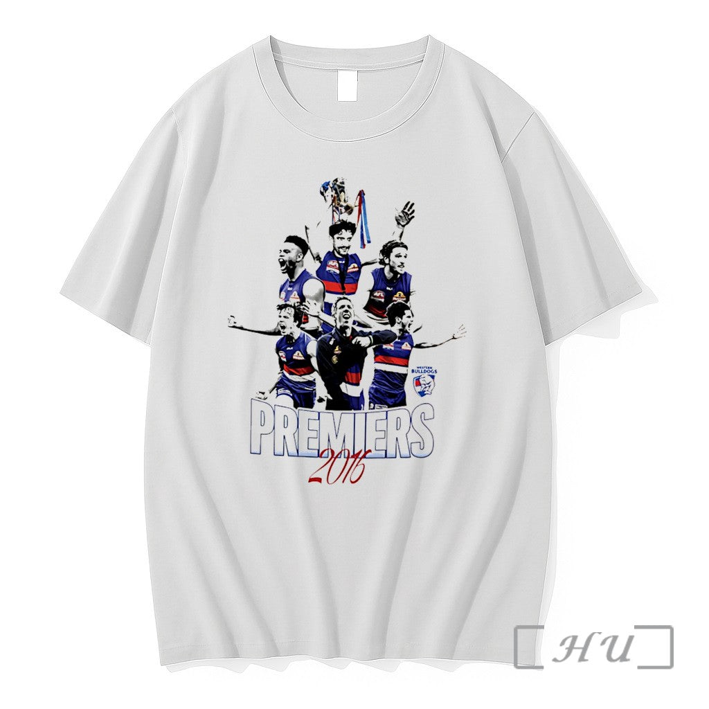 Officials Western Bulldogs 2016 Premiership Anniversary Icons Tee Unisex T-shirt, Sweatshirt, Hoodie, Long Sleeve Tee - T-Shirt, Sweatshirt, Hoodie