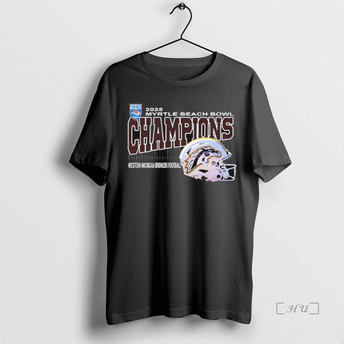 Officials Western Michigan Broncos Are Myrtle Beach Bowl Champions Helmet Brooks Stadium Conway South T-Shirts, Hoodie, Sweatshirt - T-Shirt, Sweatshirt, Hoodie