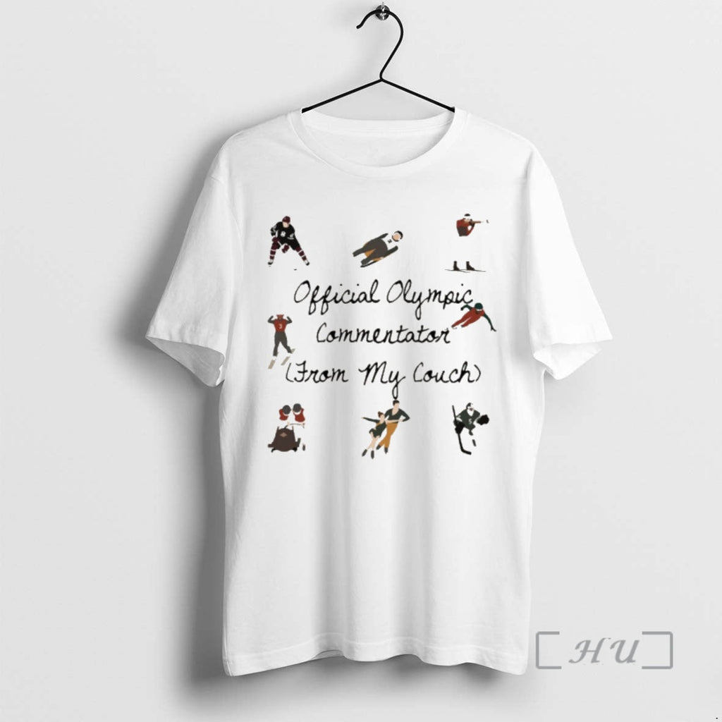Officials Winter Sports Games Olympic Commantator My Couch T-Shirts, Hoodie, Sweatshirt - T-Shirt, Sweatshirt, Hoodie