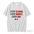 Officials Wisconsin Badgers Basketball Every Second Every Minute Every Day 2026 Tee Premium T Shirts - T-Shirt, Sweatshirt, Hoodie