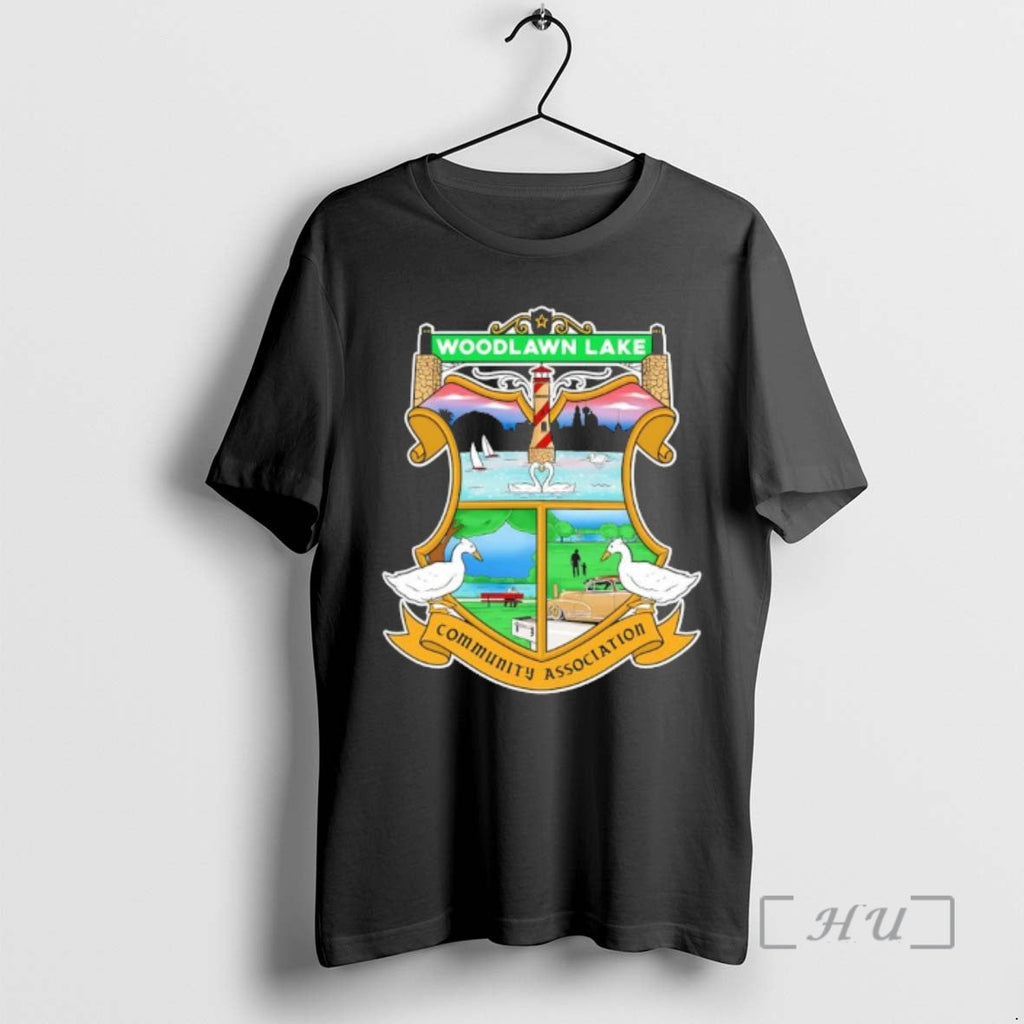 Officials Woodlawn Lake Community Association San Antonio Texas Logo Unisex T-shirt, Sweatshirt, Hoodie, Long Sleeve Tee - T-Shirt, Sweatshirt, Hoodie