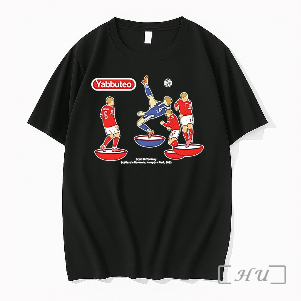 Officials Yabbuteo Mctominay Bicycle Kick Scotland V Denmark Hampden Park 2025 Premium T Shirts Sweater - T-Shirt, Sweatshirt, Hoodie