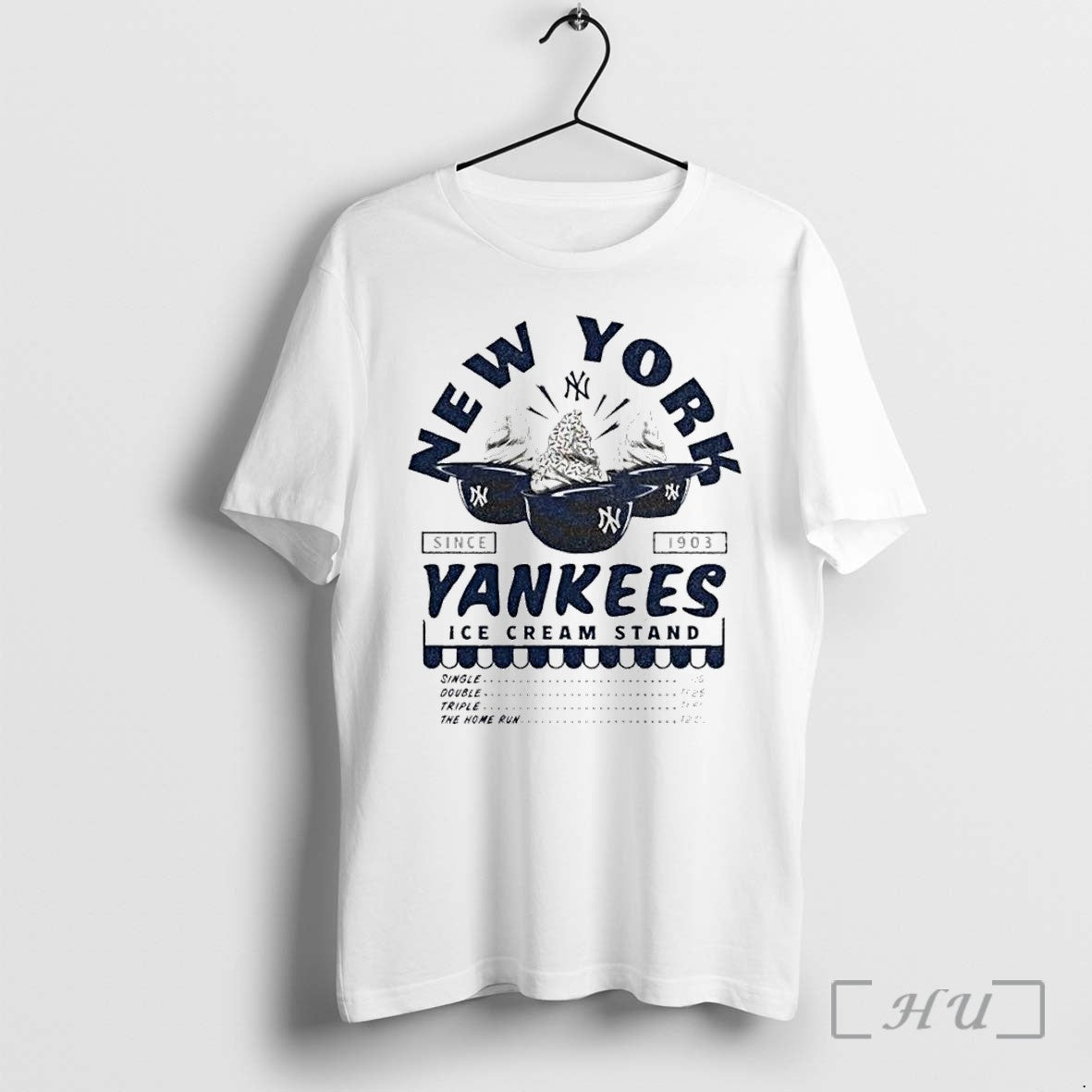 Officials Yankees Since 1903 Ice Cream Stand 1 Unisex T-shirt, Sweatshirt, Hoodie, Long Sleeve Tee - T-Shirt, Sweatshirt, Hoodie