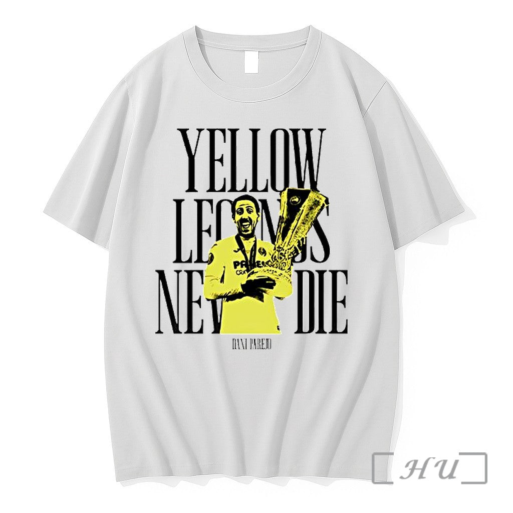 Officials Yellow Leons Dani Parejo Premium T Shirts Sweater Hoodie Jpg Unisex T-shirt, Sweatshirt, Hoodie, Long Sleeve Tee - T-Shirt, Sweatshirt, Hoodie