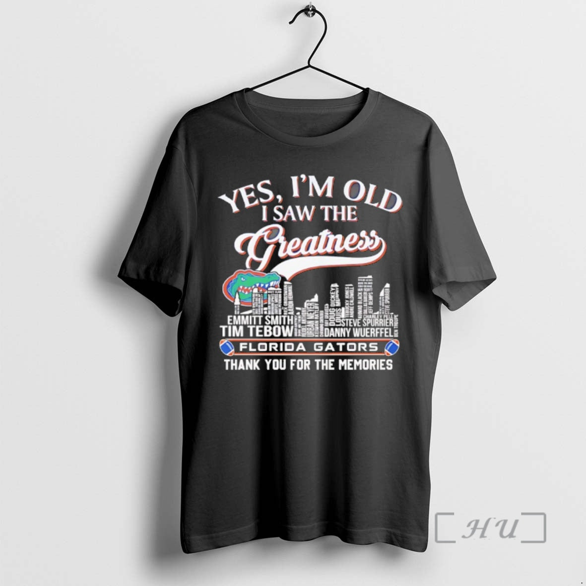 Officials Yes Im Old I Saw Greatness Florida Gators Thank You Memories T-Shirts, Hoodie, Sweatshirt - T-Shirt, Sweatshirt, Hoodie