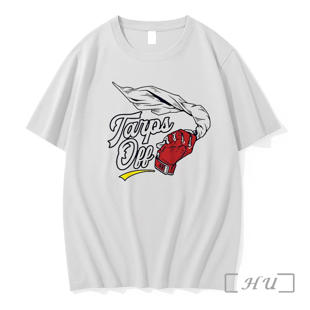 Officials Yohel Pozo St Louis Cardinals Tarps Off Baseball Glove Number 48 Premium T Shirts - T-Shirt, Sweatshirt, Hoodie