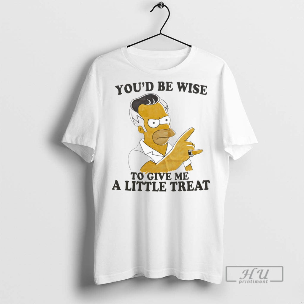 Officials Youd Be Wise To Give Me A Little Treat T Shirt Unisex T-shirt, Sweatshirt, Hoodie, Long Sleeve Tee - T-Shirt, Sweatshirt, Hoodie