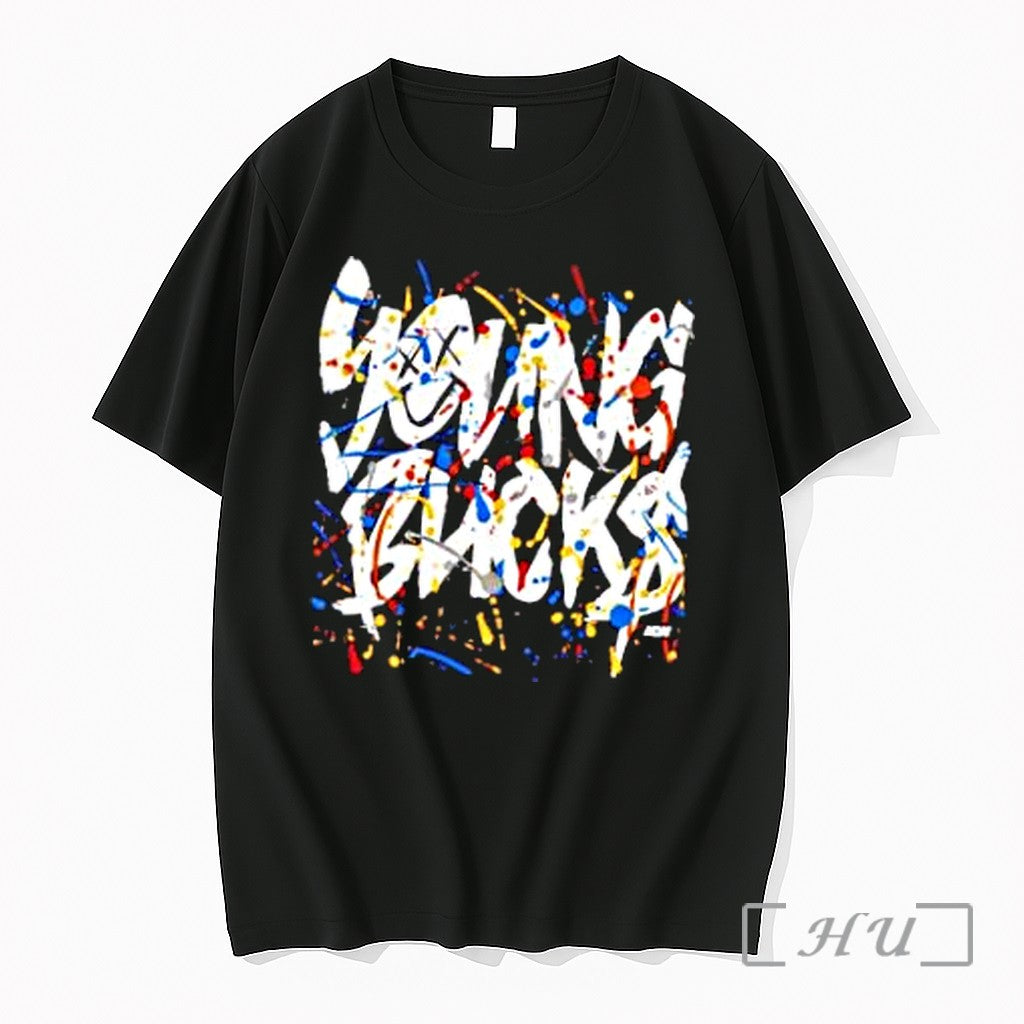 Officials Young Bucks Splatter Street Art Premium T Shirts Sweater Hoodie Jpg Unisex T-shirt, Sweatshirt, Hoodie, Long Sleeve Tee - T-Shirt, Sweatshirt, Hoodie