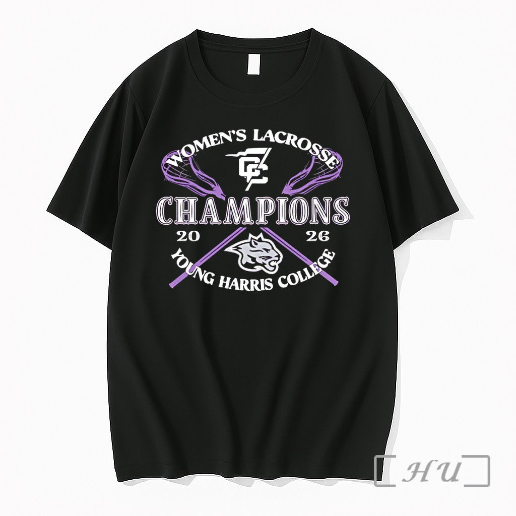 Officials Young Harris College 2026 Womens Lacrosse Conference Champions Unisex T-shirt, Sweatshirt, Hoodie, Long Sleeve Tee - T-Shirt, Sweatshirt, Hoodie