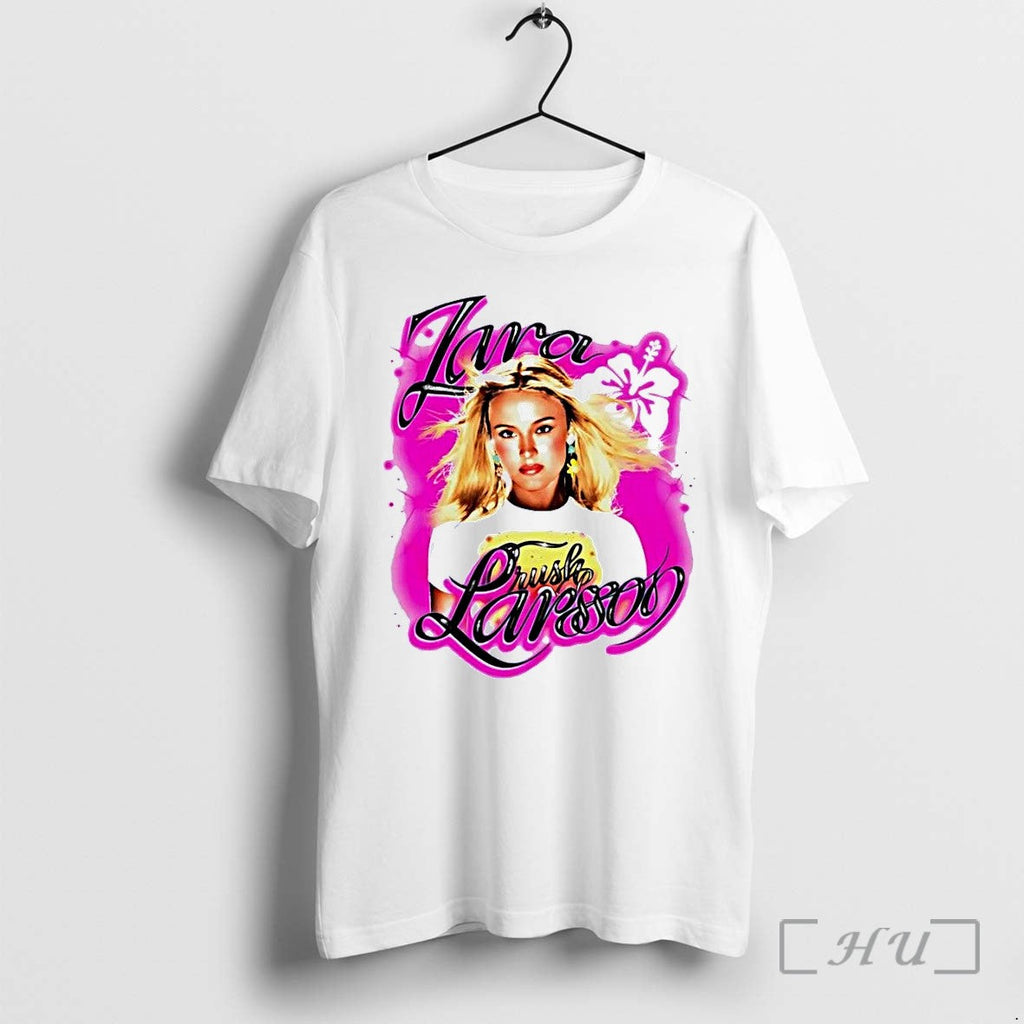 Officials Zara Larsson Crush Hibiscus Airbrush Pop Music Fan Summer 2026 White Premium T Shirts - T-Shirt, Sweatshirt, Hoodie