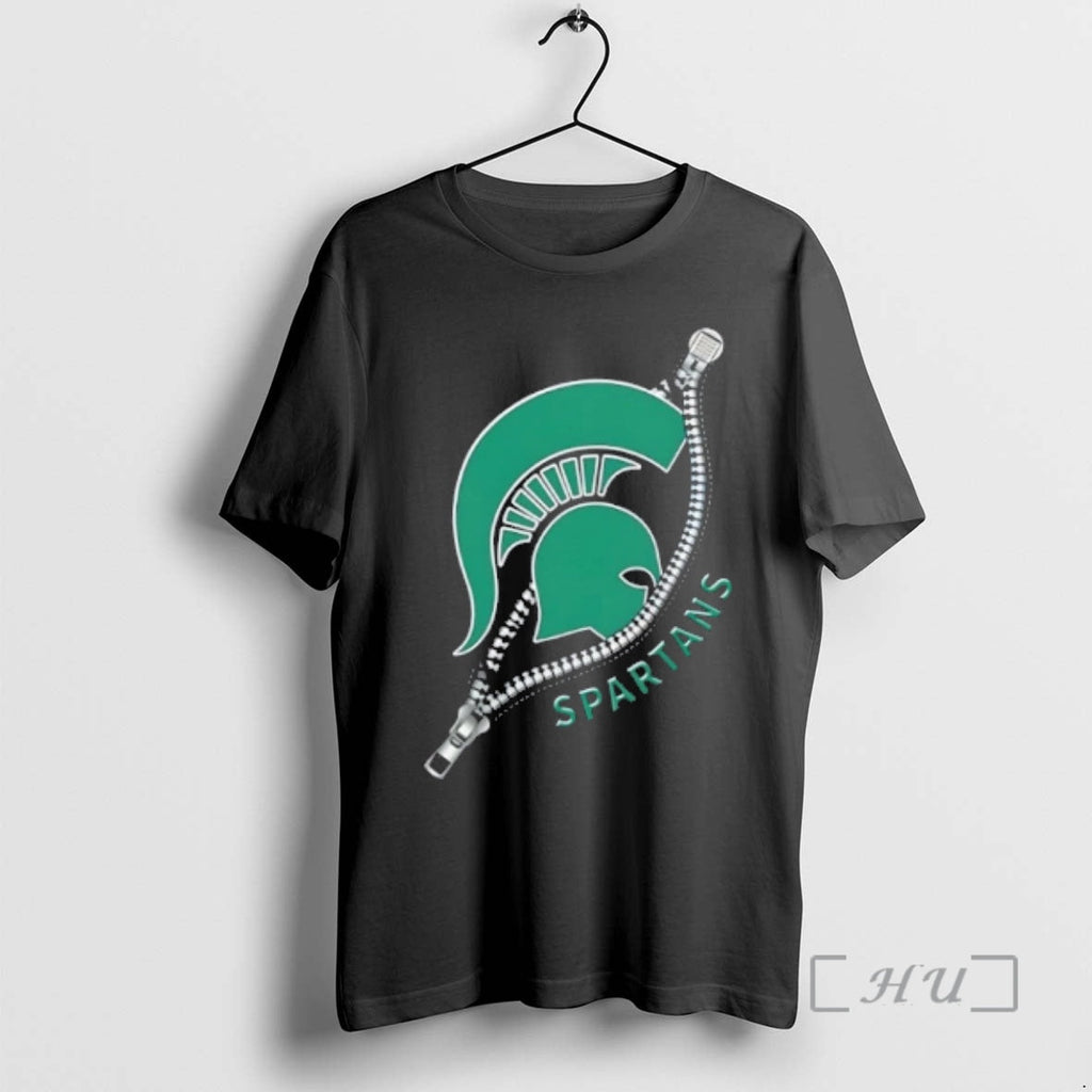 Officials Zipper X Michigan State Spartans Football Logo T-Shirts, Hoodie, Sweatshirt - T-Shirt, Sweatshirt, Hoodie