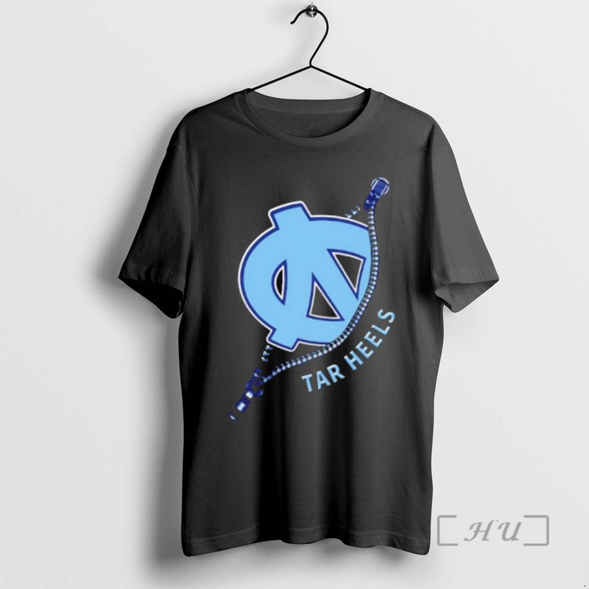 Officials Zipper X North Carolina Tar Heels Football Logo T-Shirts, Hoodie, Sweatshirt - T-Shirt, Sweatshirt, Hoodie