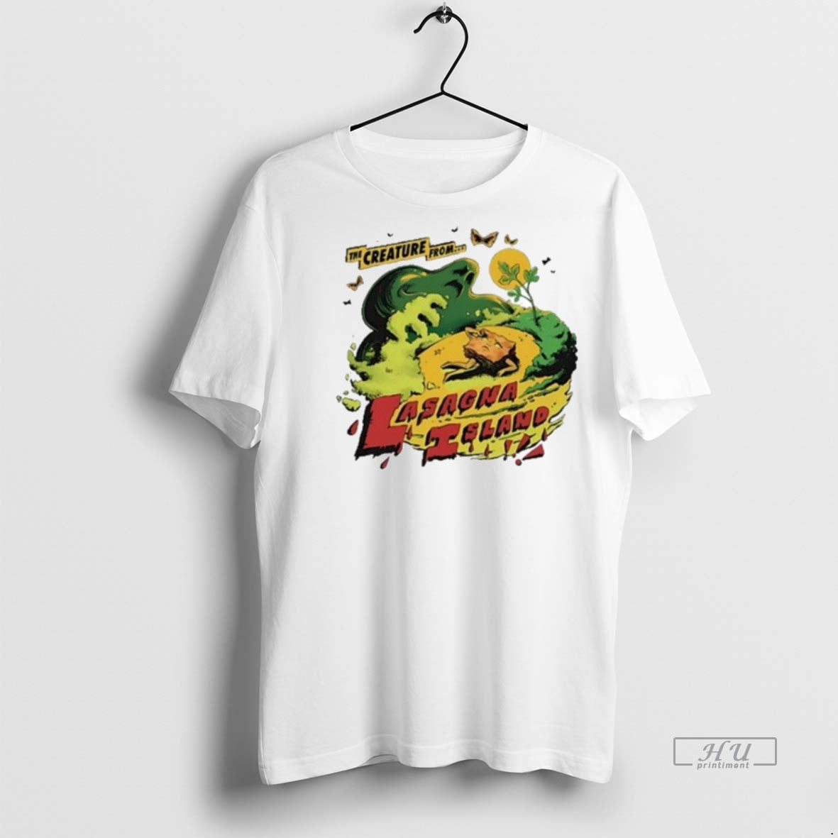 Officials The Creature From Lasagna Island Of The Month Oct 2025 Shirt Sweater Unisex T-shirt, Sweatshirt, Hoodie, Long Sleeve Tee - T-Shirt, Sweatshirt, Hoodie