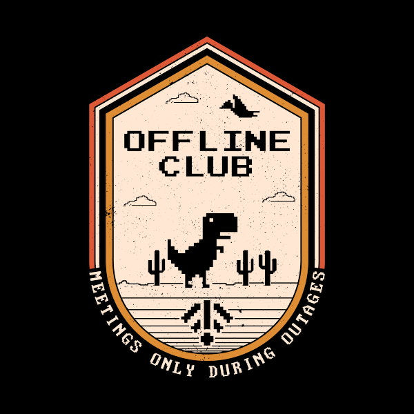 Offline Club Unisex T-shirt, Sweatshirt, Hoodie, Long Sleeve Tee - T-Shirt, Sweatshirt, Hoodie